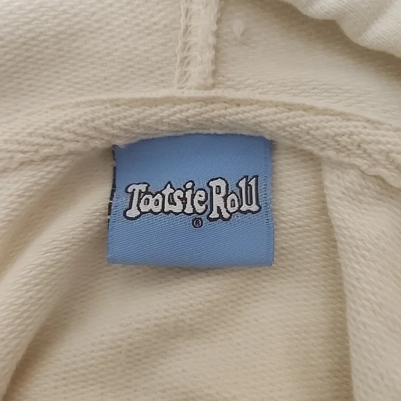 Vintage 2006 Tootsie Roll Hoodie Sweatshirt Womens S Y2K Retro Hipster - Picture 8 of 9